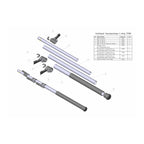 BERGER ARBORAPID ALLOY TELESCOPIC POLE SAW KIT 5.9M