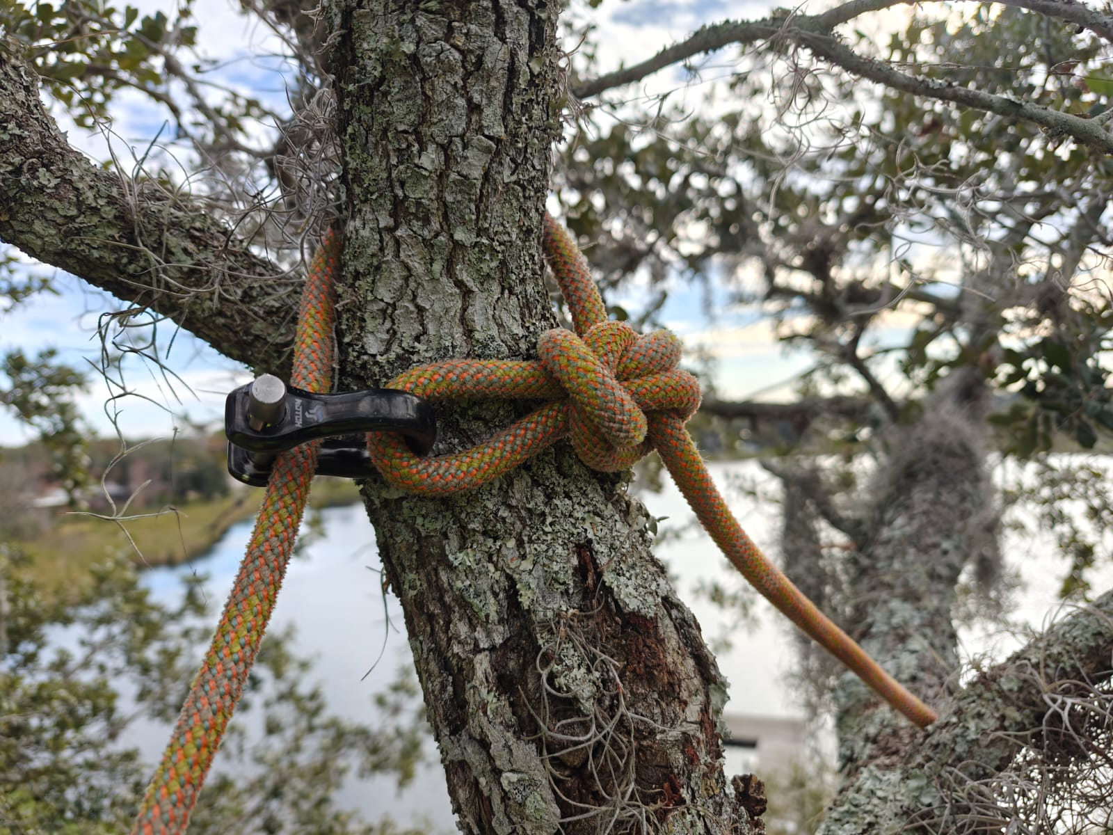 The Notch Quickie steel connector is a compact, CE-certified anchor and redirect device for arborists and climbers. Half the size of a carabiner — strong, safe, and versatile. 123