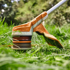STIHL FSA 70 R Battery Grass Trimmer AK System Kit cutting grass - A versatile battery grass trimmer kit with battery and charger for trimming, mowing and clean-up work. available at Cannings Melbourne Victoria 