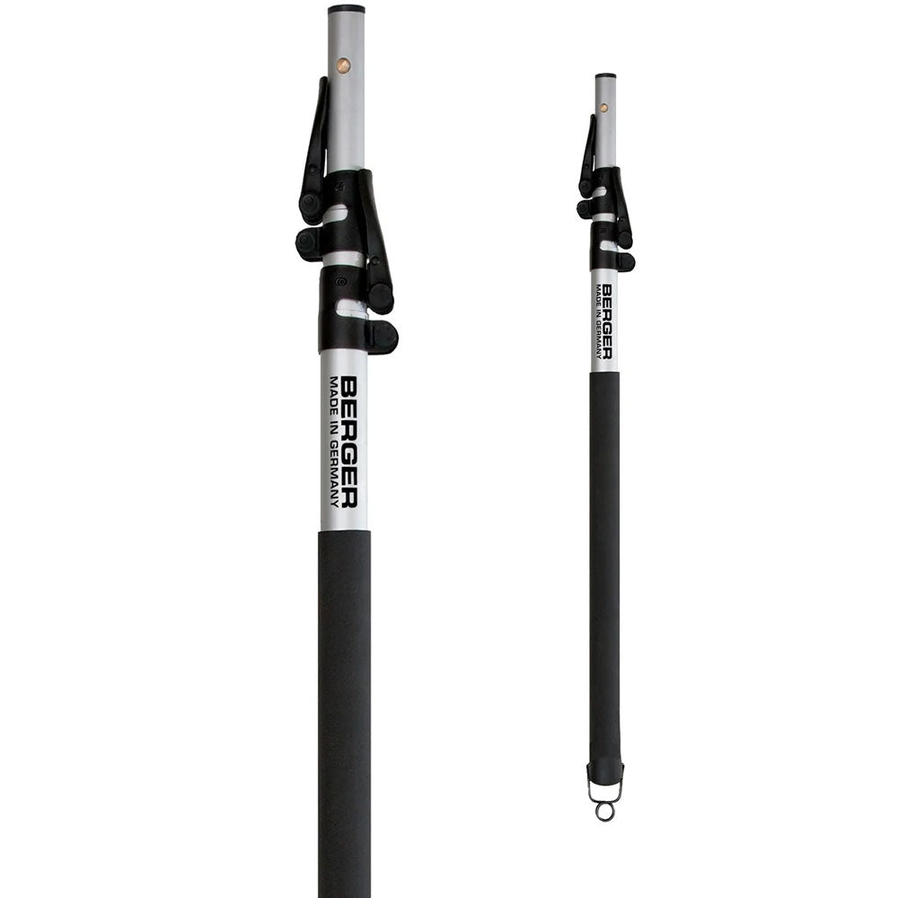 Professional-grade BERGER ArboRapid telescopic pole saw set. German-made, high-strength aluminium, extendable 2.7m–6.2m with 15.7” saw. Trusted by arborists and tree climbers. Available at Cannings nationwide. 6