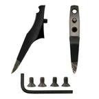 Buy genuine Buckingham Replaceable Dowel and Screw Gaffs at Cannings. High-durability replacement steel climbing gaffs for pole and tree spurs. Kit comes with screws and allen key