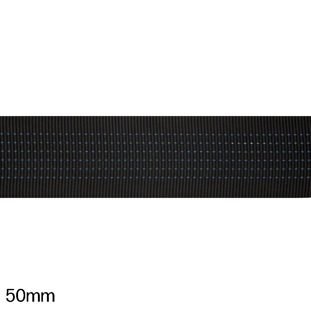 Buy genuine BlueWater Tubular Nylon Webbing at Cannings. High-strength Climb-Spec tube tape available in 50mm, width, priced per metre.
