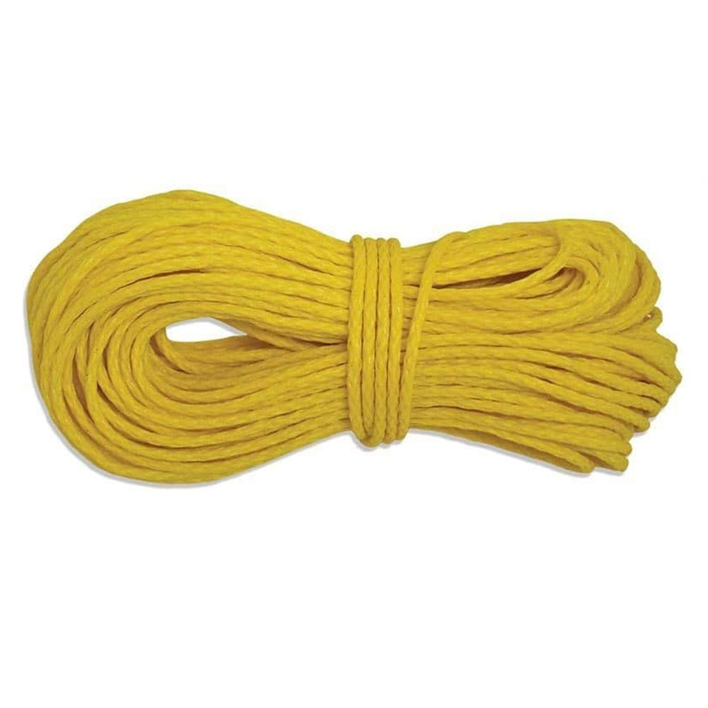 Buy genuine Buckingham 3mm Slickline Throwline at Cannings. Bright yellow, low-friction arborist throw line available in 41m, 65m, and 305m lengths.

