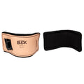 Buckingham leather C-Pad with angled metal insert and oversized felt liner for added comfort. Fits steel and titanium climbers. 26" straps sold separately.