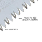 With a longer curved blade, the Silky PocketBoy Curve 170mm folding saw powers through larger branches with ease. Medium-tooth, razor-sharp, and compact enough for any pack or toolbox. Buy online at Cannings. blade details